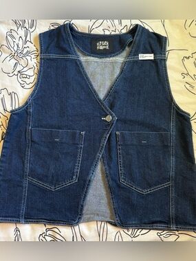 Elf Sack | Denim Vest | Size M | Western | Moto